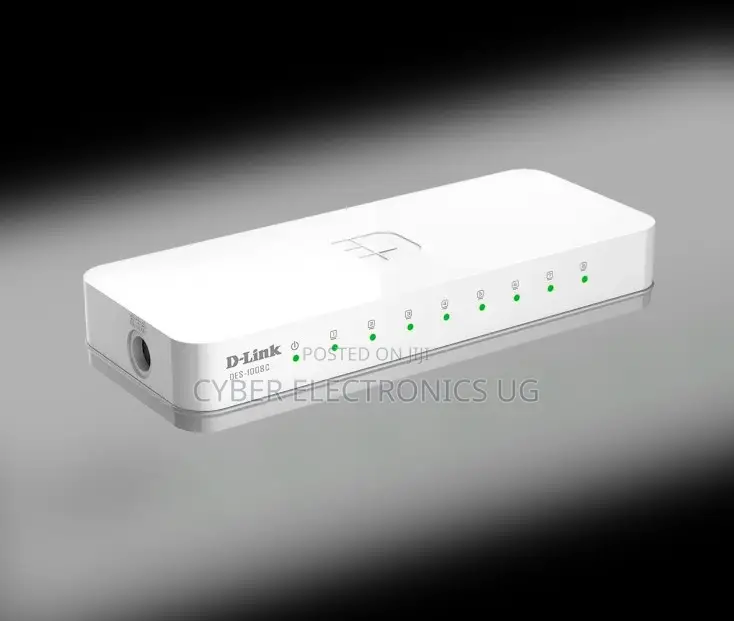 Dlink Des-1008c 8 Port Switch for Lan Networking Switch