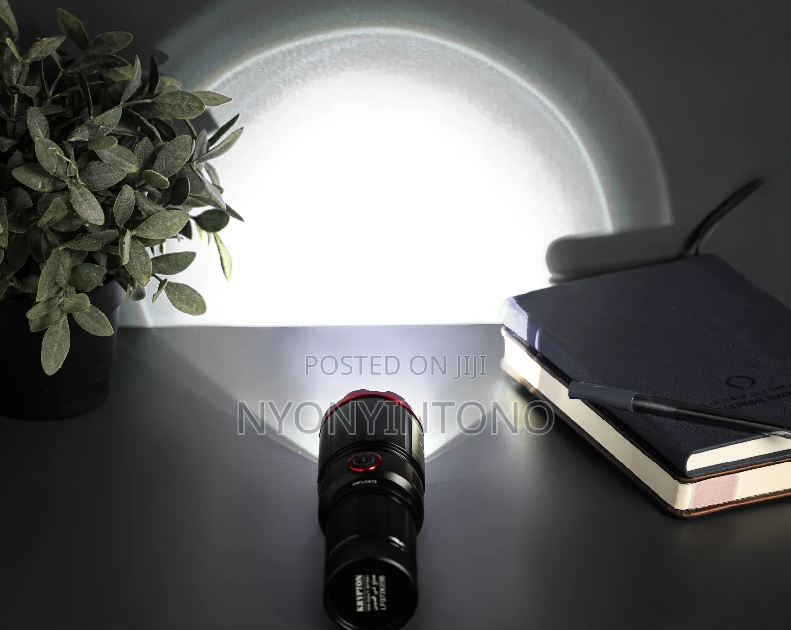 Krypton 10000mah Digital Flashlight / Power Bank KNFL-5457
