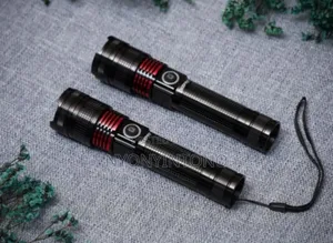 Geepas 2pcs Pack Rechargeable Flash Lights GFL- 4667