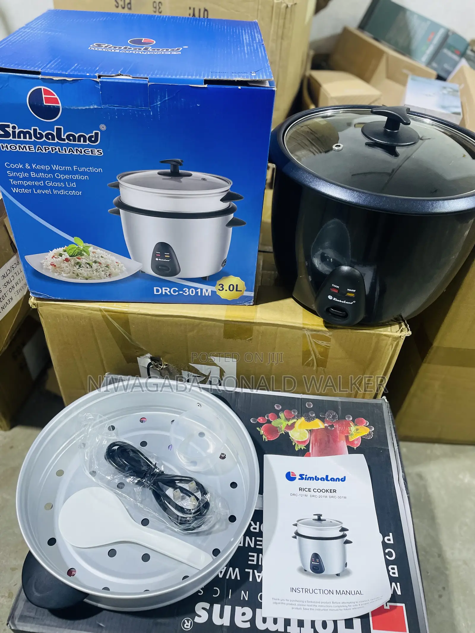 3.0l Simbaland Rice Cooker 3-Plug