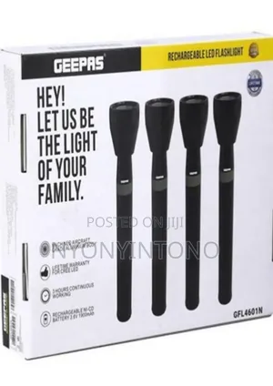 Geepas Rechargeable Flash 4pcs Family Pack GFL-4668