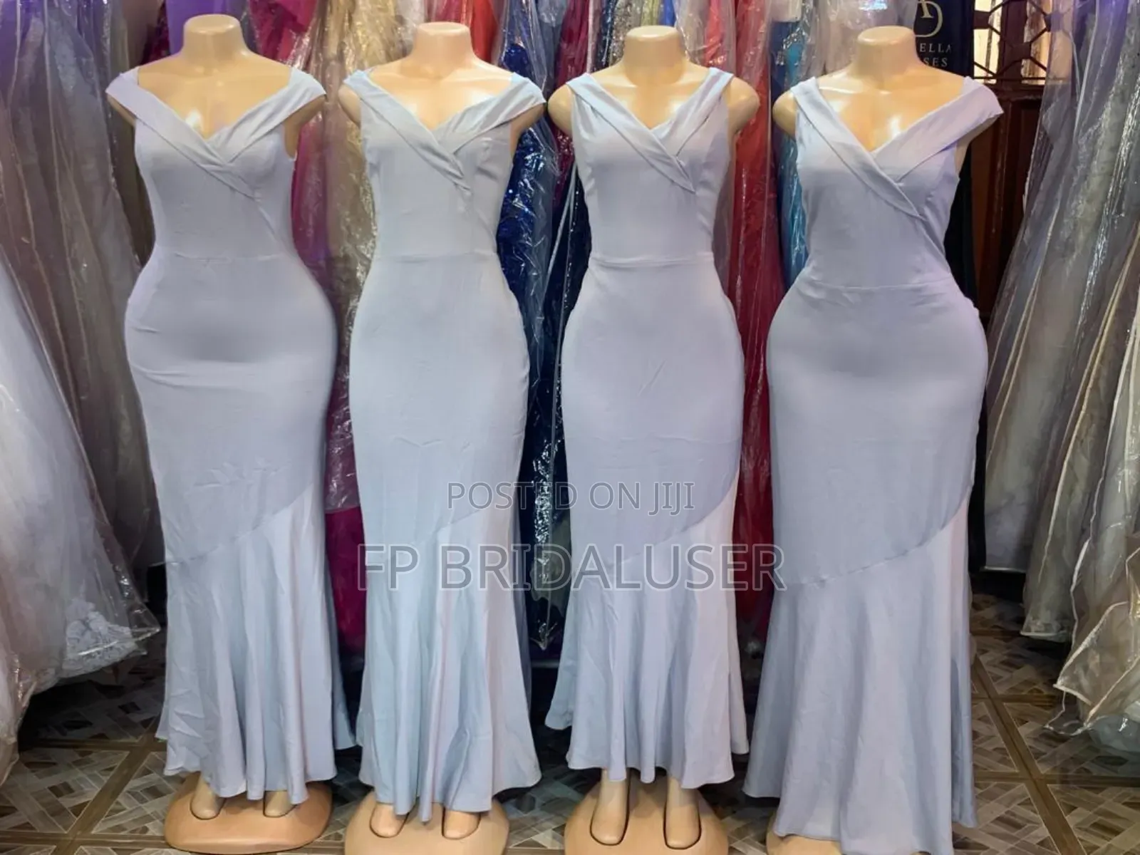 Bridesmaids Dresses Light Blue 4pcs