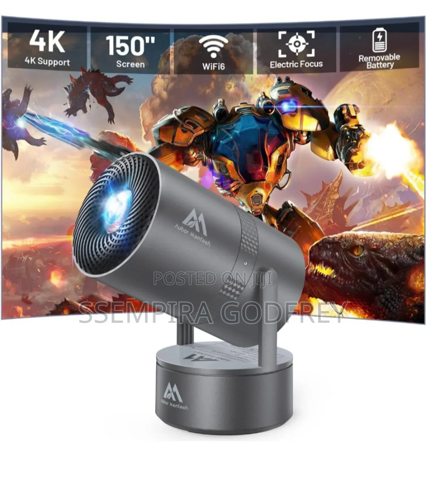 Mini Projector With in Built Battery