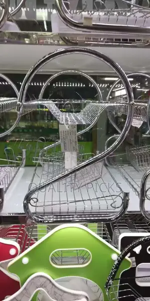 S Shape 2 Layer Kitchen Dish Drainer