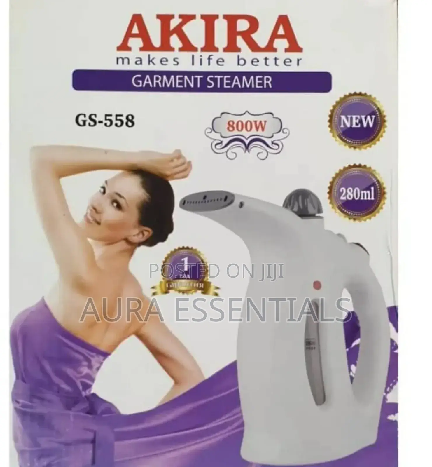 Akira Gs-558 Portable Face and Garment Steamer