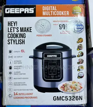 (6l)Geepas Electric Pressure Ooker