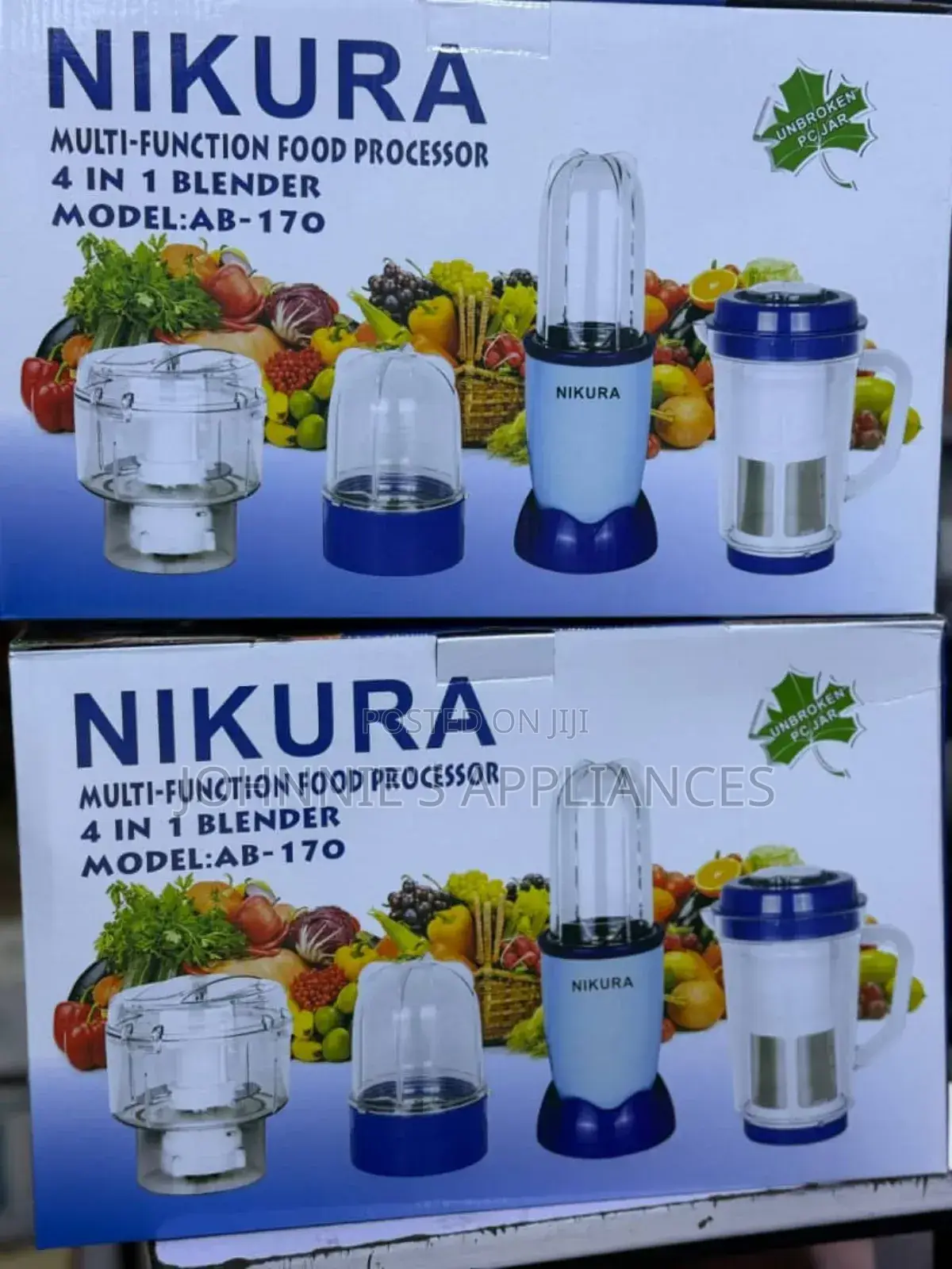 4in1 Nikura Food Processor Blender