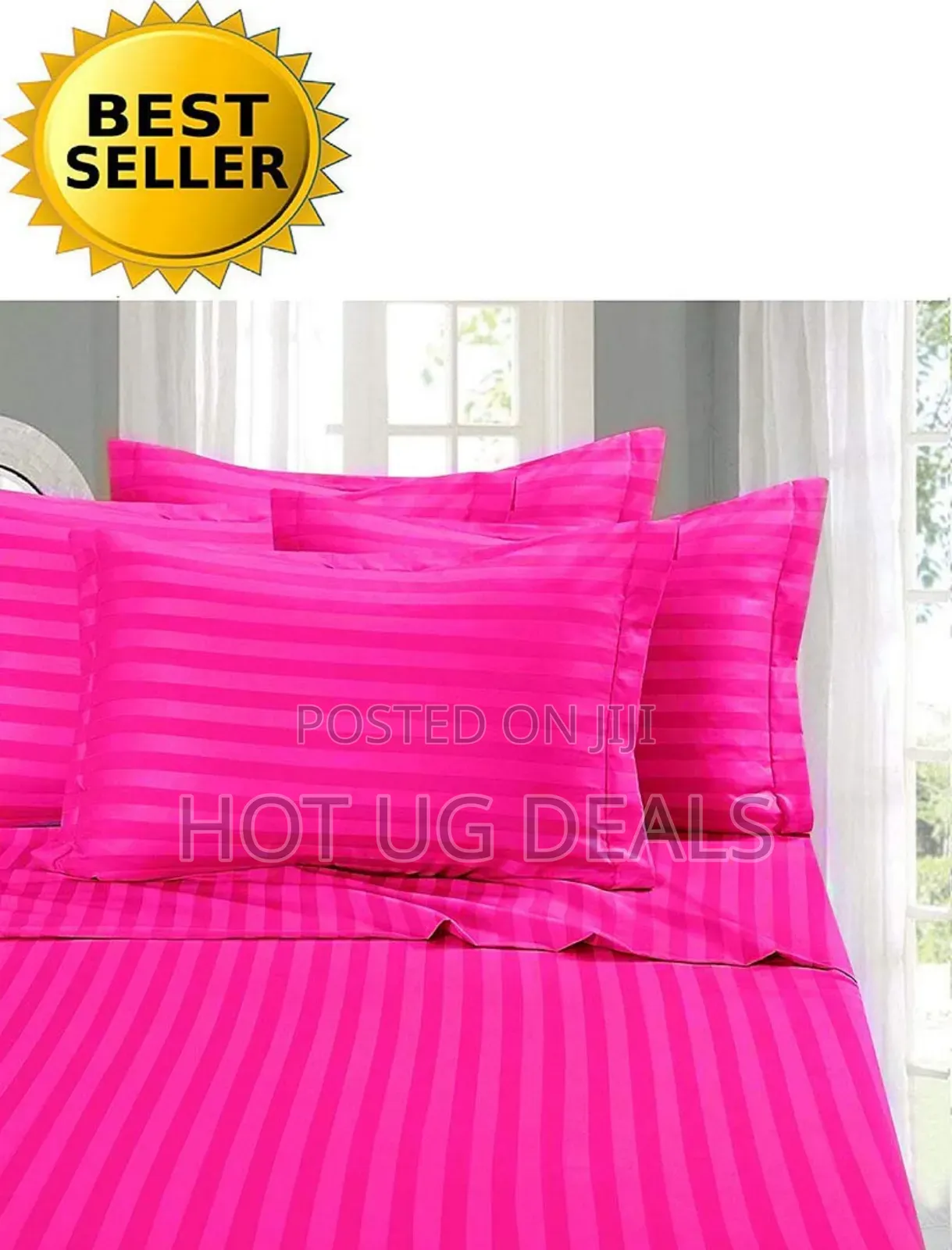 6x6 4pcs Egyptian Cotton Bedsheet Set With 2 Pillowcases