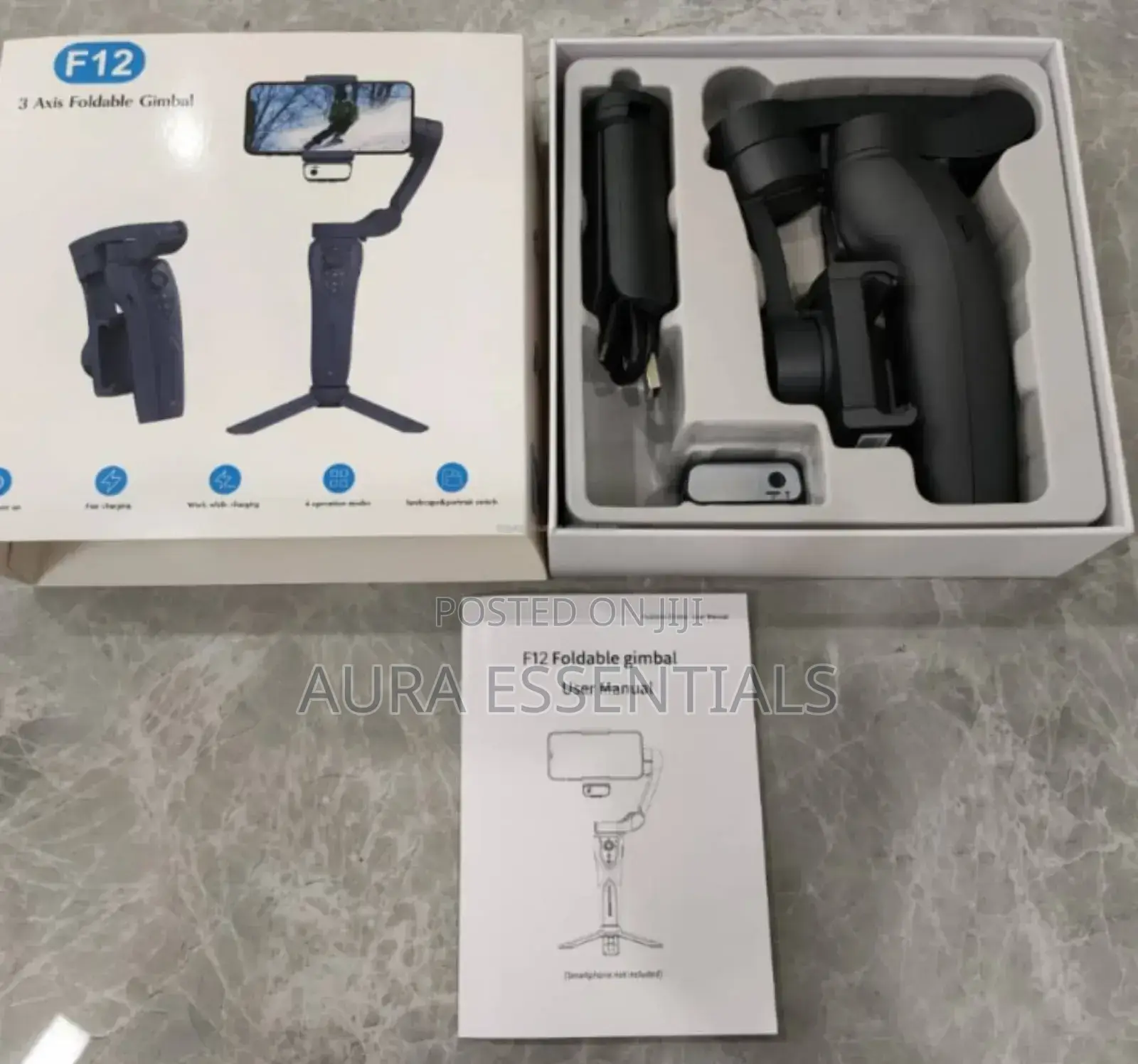 F12 3-Axis Handheld Gimbal Smartphone Stabilizer