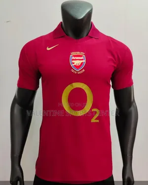 O2 Arsenal Nike Club Jersey Player Vision Original Material