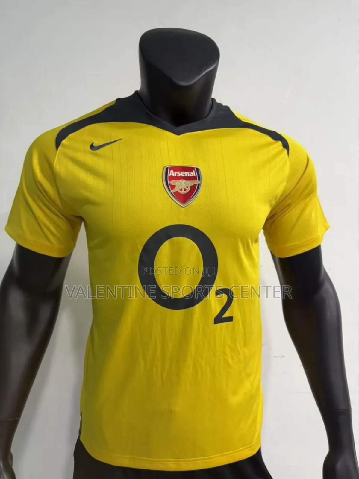 O2 Arsenal Nike Club Jersey Player Vision Original Material