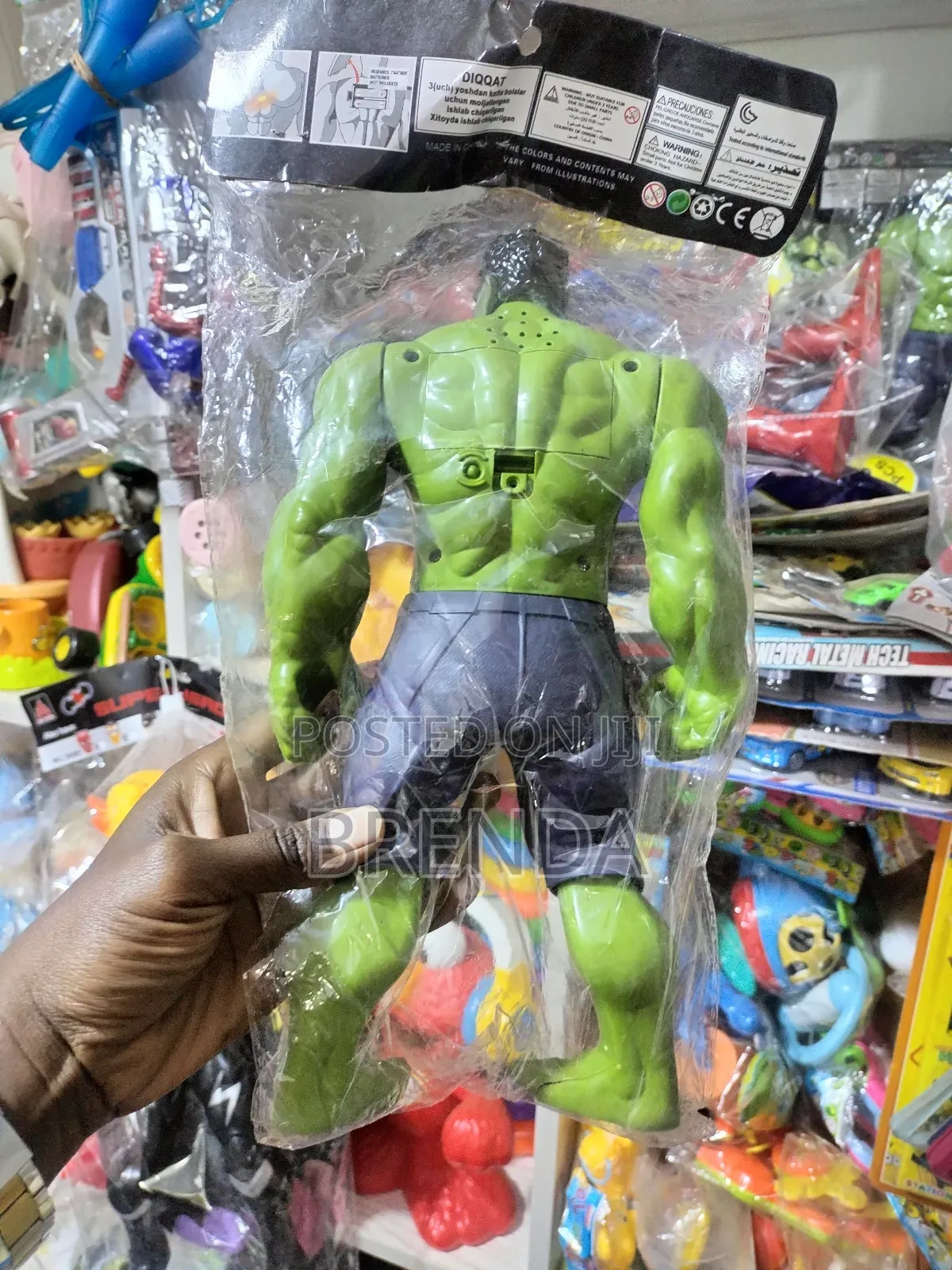 Plastic Hulk Toy