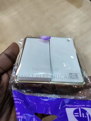 2gang Switch for White and Gold