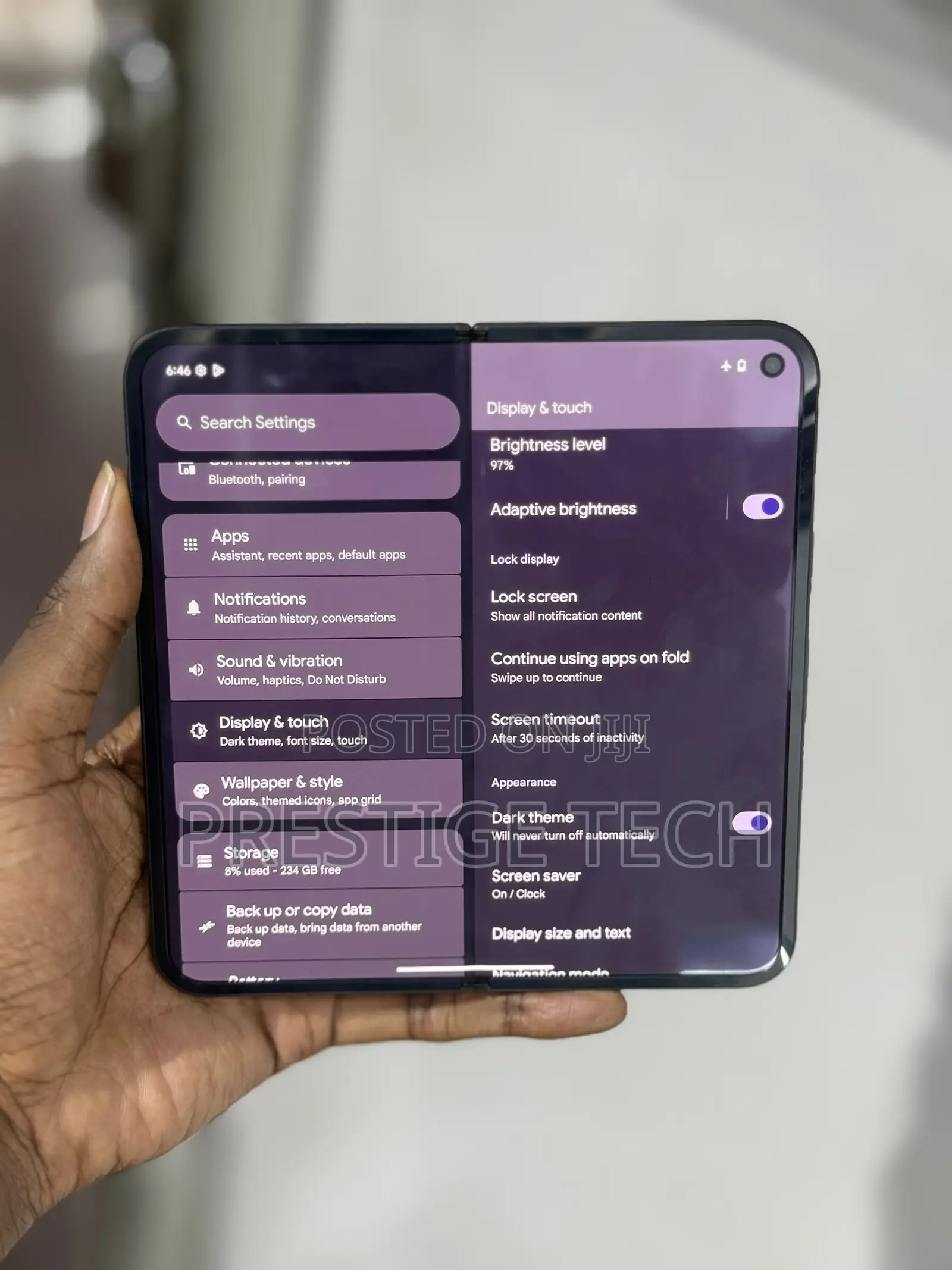 Google Pixel 9 Pro Fold 256 GB Black