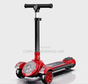 Lights Children Scooter Red