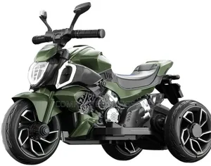 Three Wheel Rechargeable Motorcycle Green