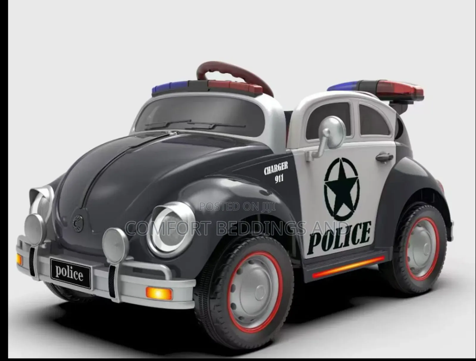 Rechargeable Police Toy Car Gray