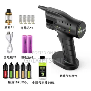 Smoke Bubble Machine Smoke Gun Portable Smoker Infuser