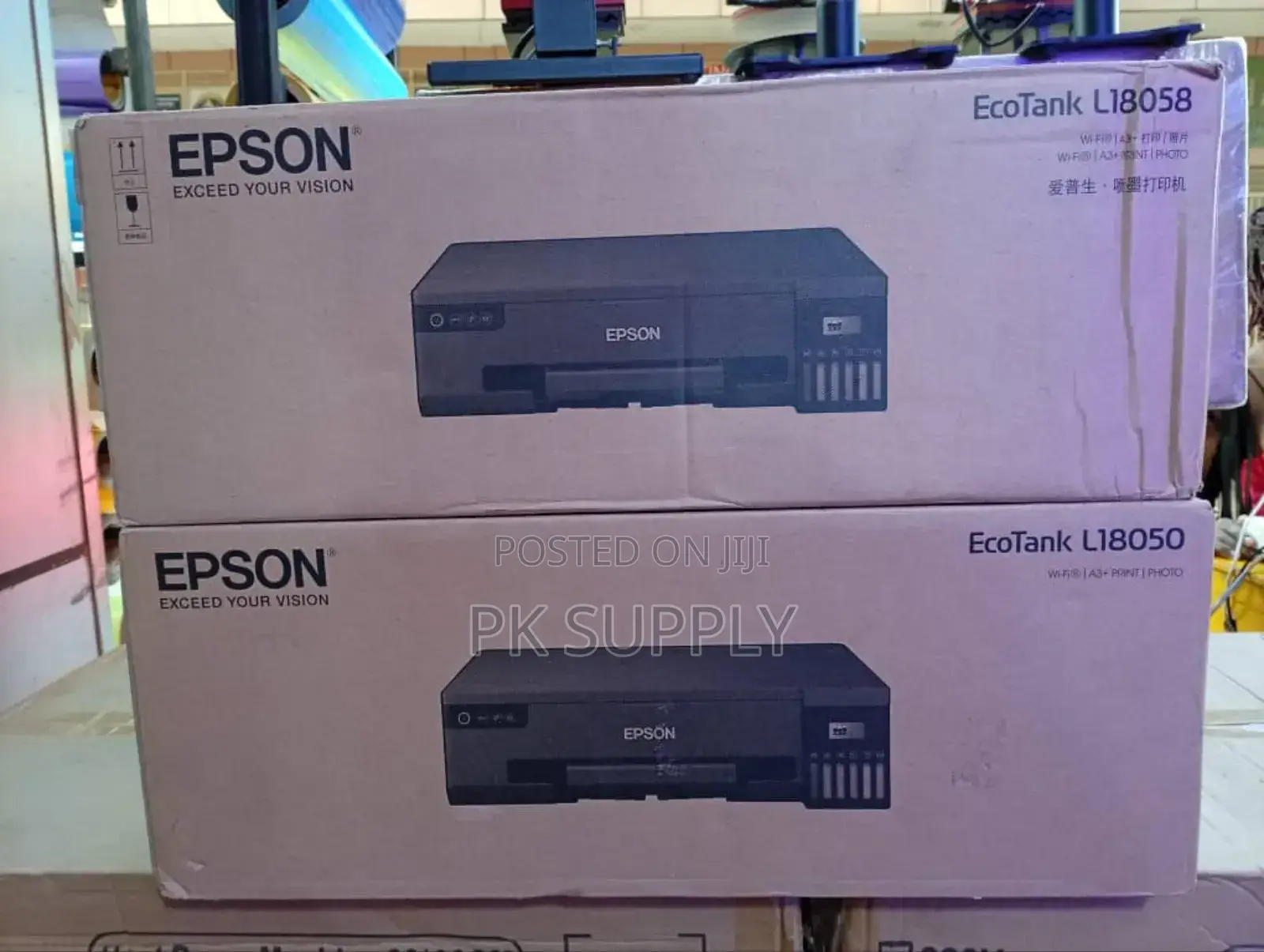 Epson L18058 and L18050 A3+ Printers