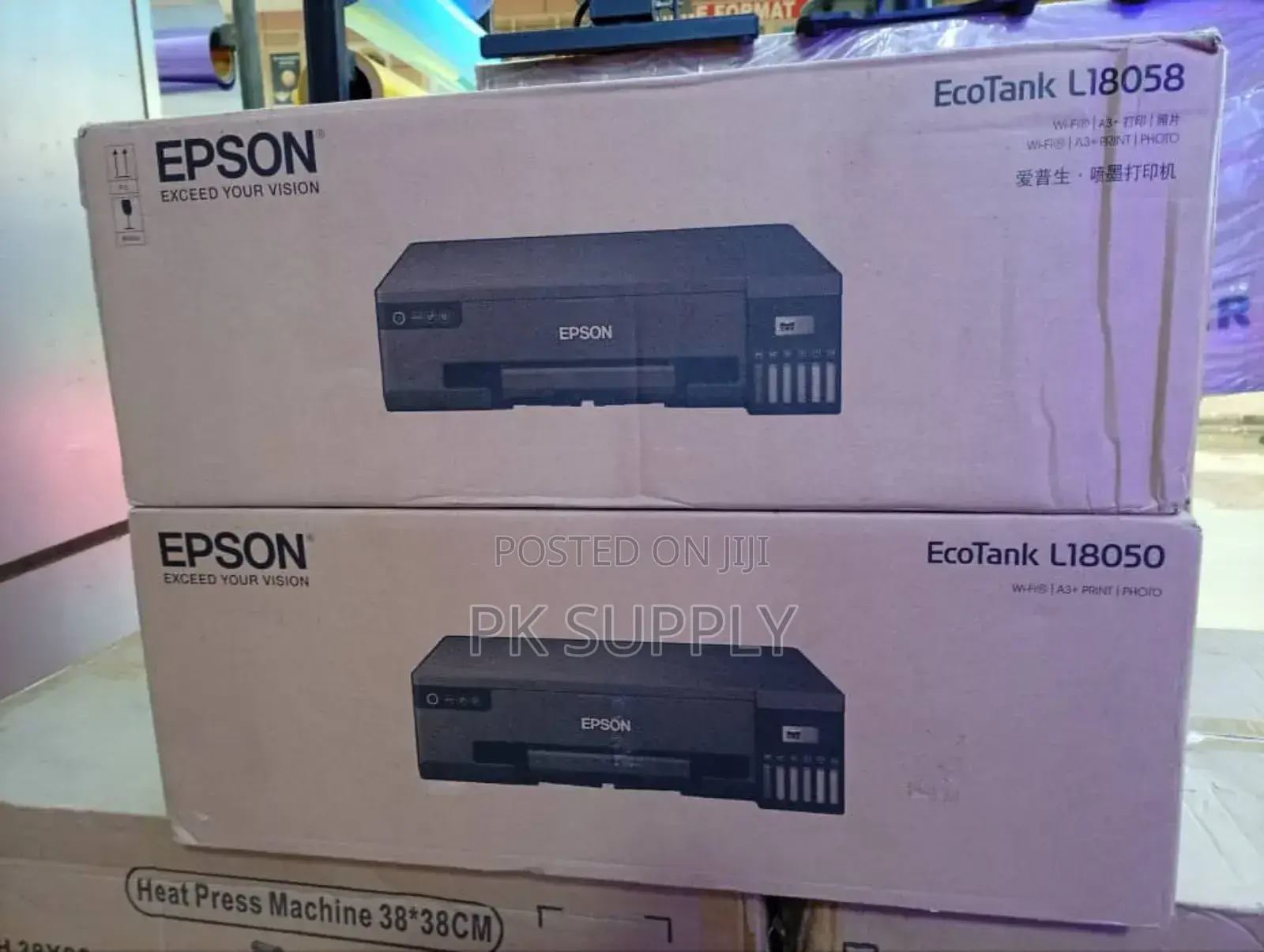Epson L18058 and L18050 A3+ Printers