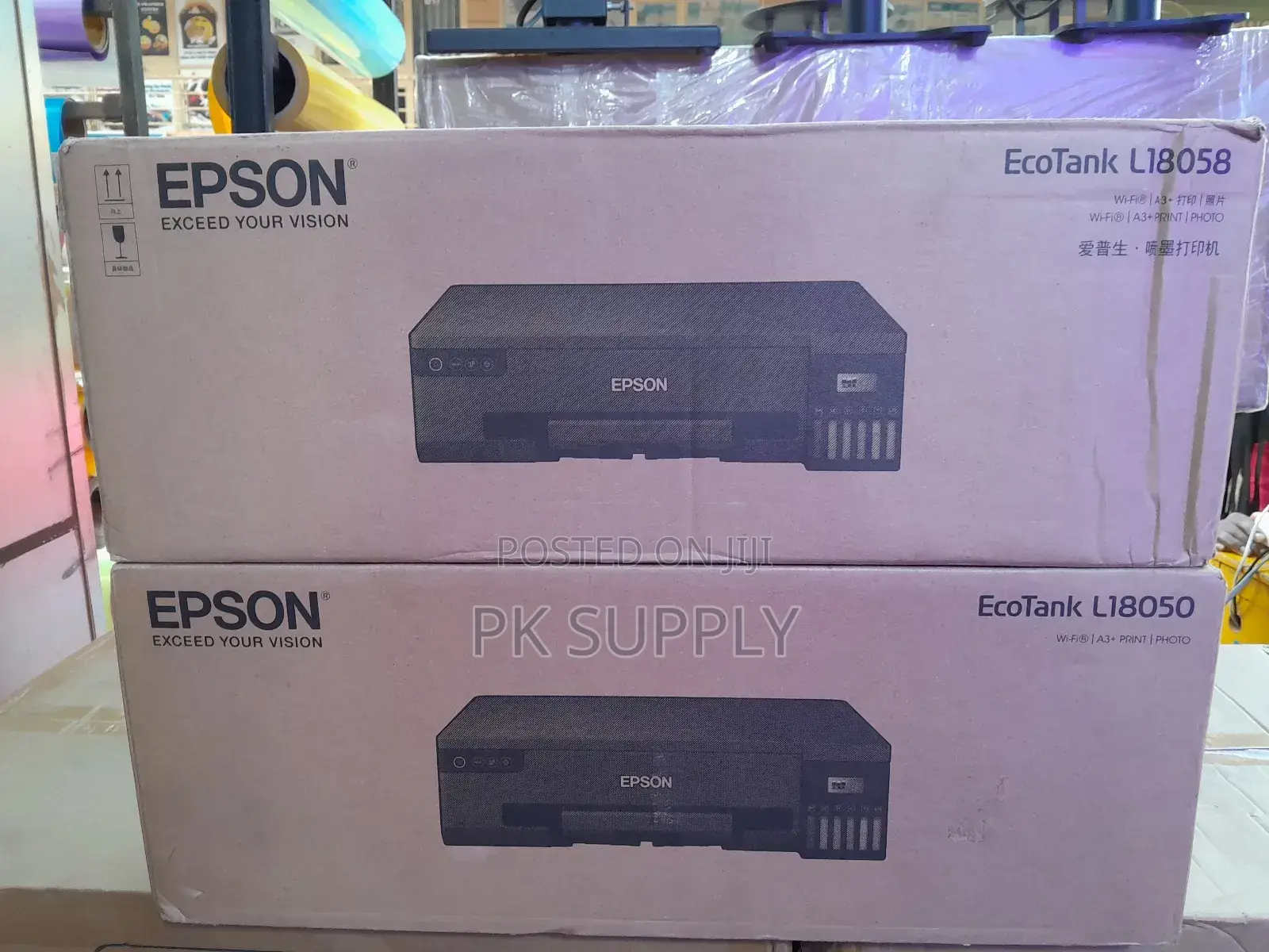 Epson L18058 and L18050 A3+ Printers