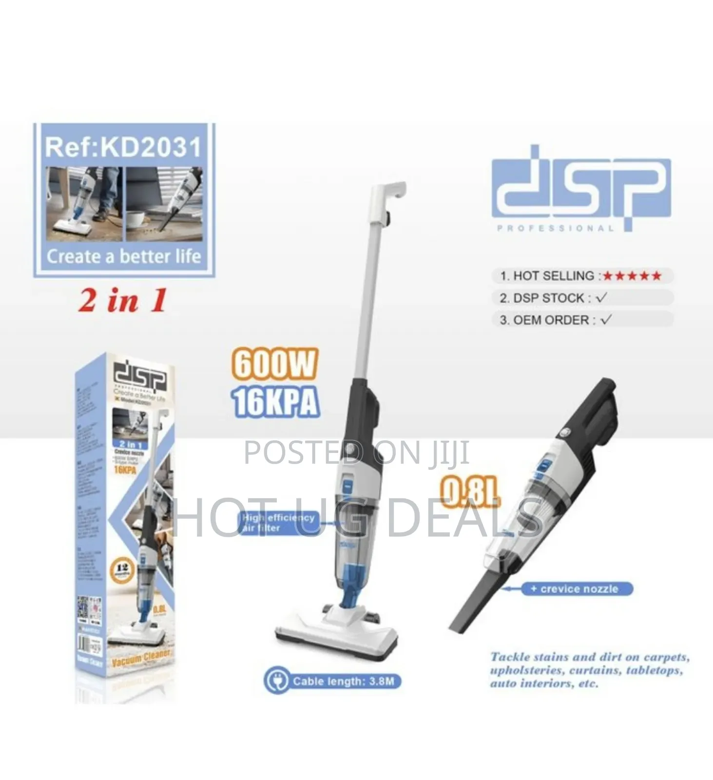 Dsp Wired Portable Handheld Vacuum Cleaner-