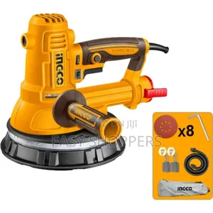 Ingco Electric Drywall Sander 850w W/8pc 7" Sanding Discs