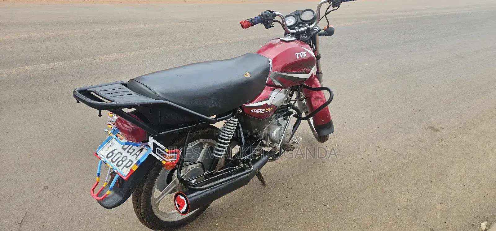 TVS HLX 125 2024 Red