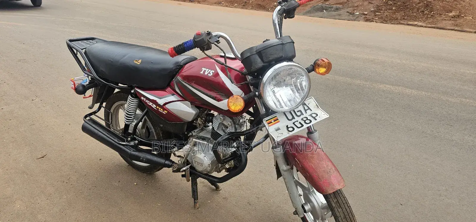 TVS HLX 125 2024 Red