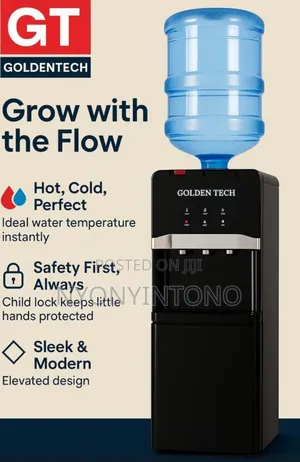 Golden Tech 3tap Water Dispenser With Electric Cooling