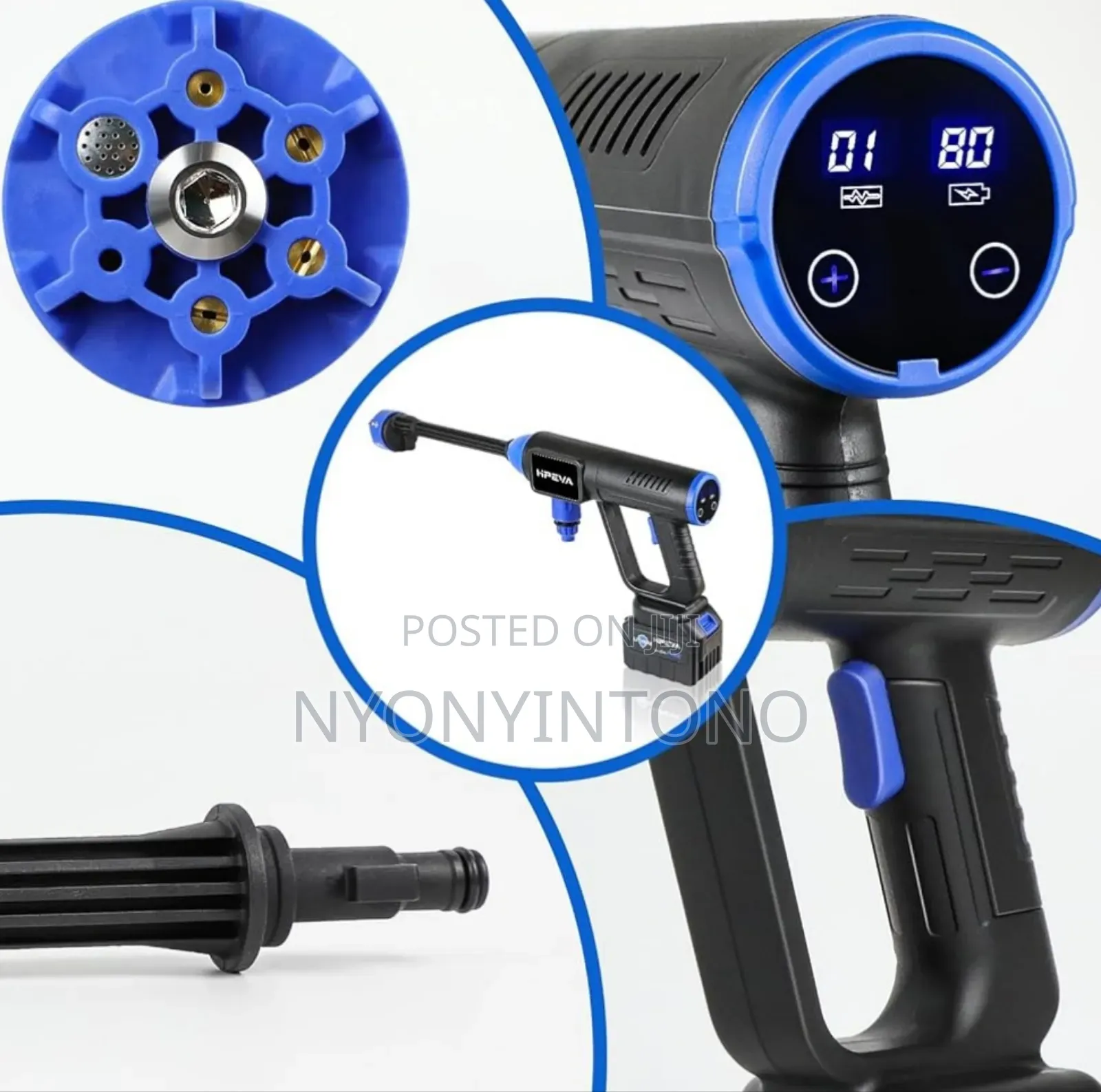 Mghl Rechargeable Top-quality Pressure Washer, 2 Batteries