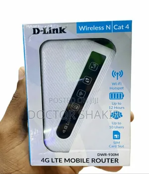 New D-Link Mifi 4g Lte Mobile Hour Battery Mifi - White