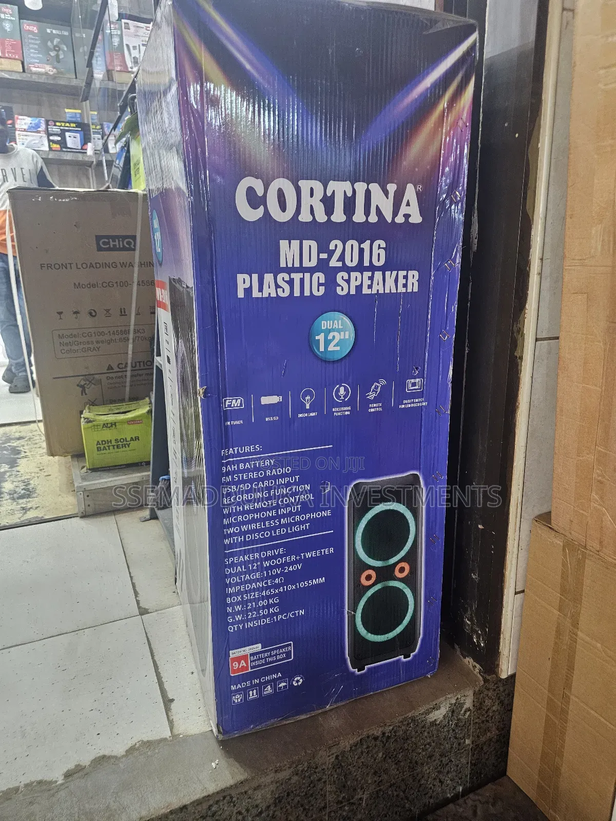 Cortina Md -2016 Rechargeable Speaker System