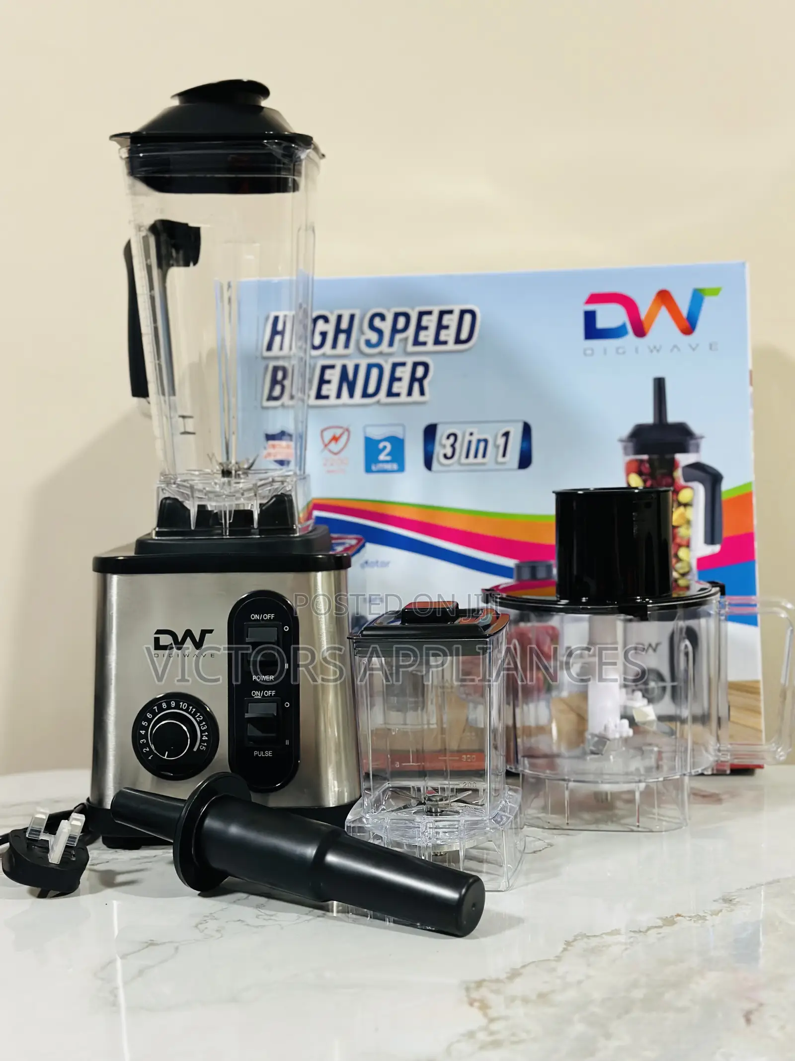 3in1 Digiwave Commercial Blender