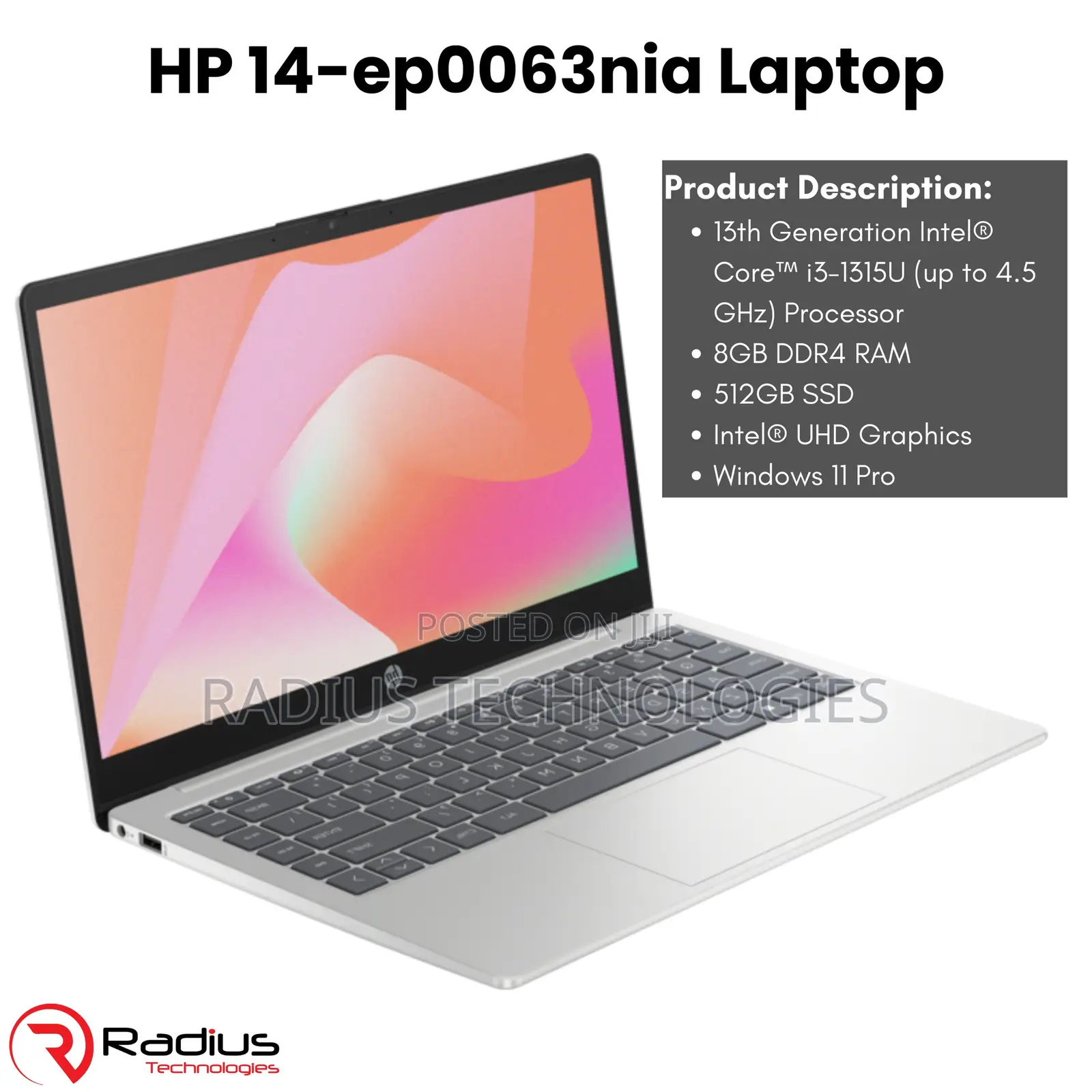 New Laptop HP 14z 8GB Intel Core i3 SSD 512GB