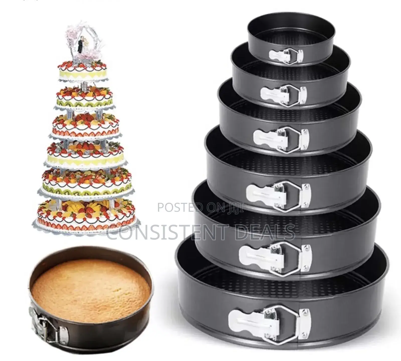 Nonstick Cake Baking Pan Set (6pcs)