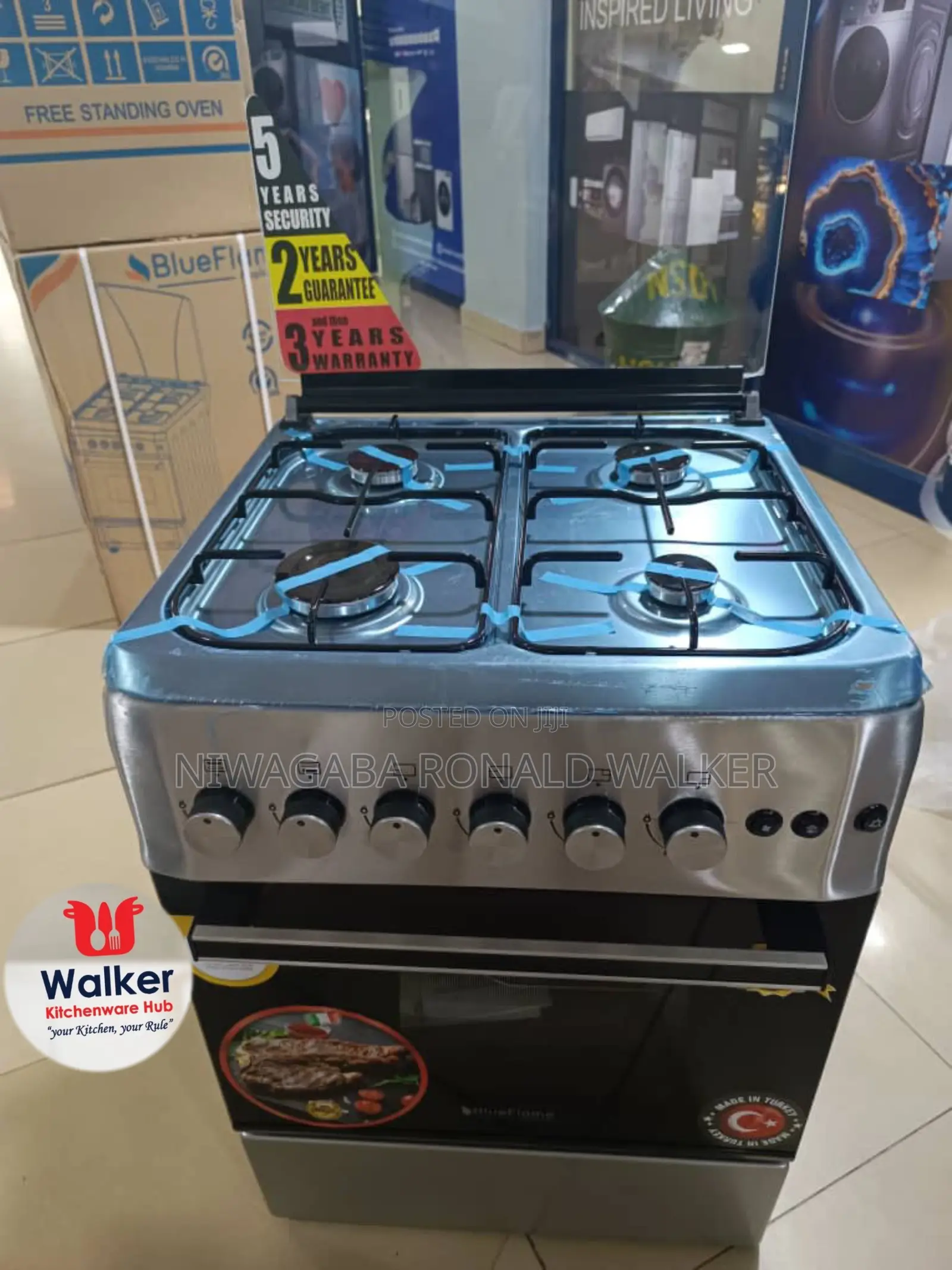 60 by 60 Full Gas Oven Cooker Blue Flame