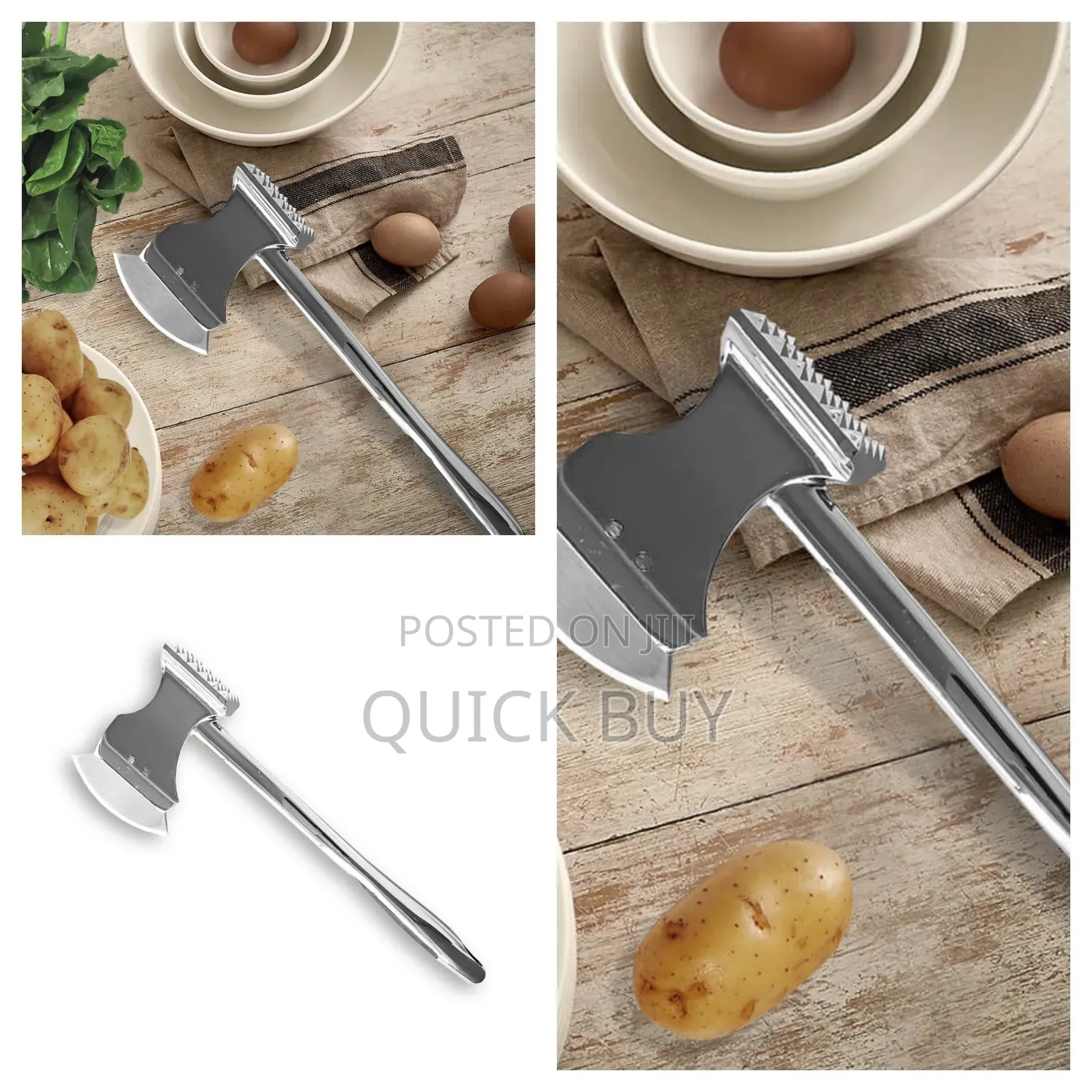 2in1 Meat Tenderiser Hammer and Axe