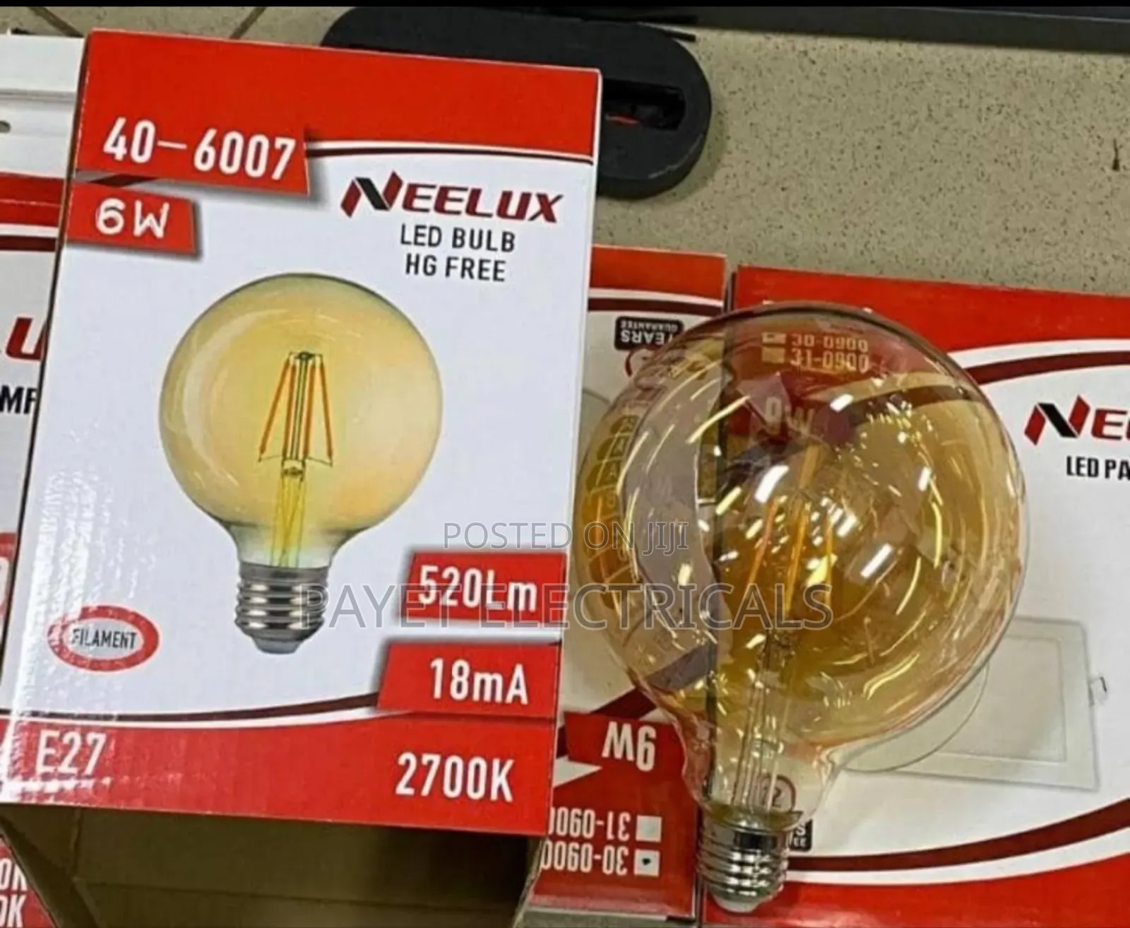 6watts Led Filament Bulb