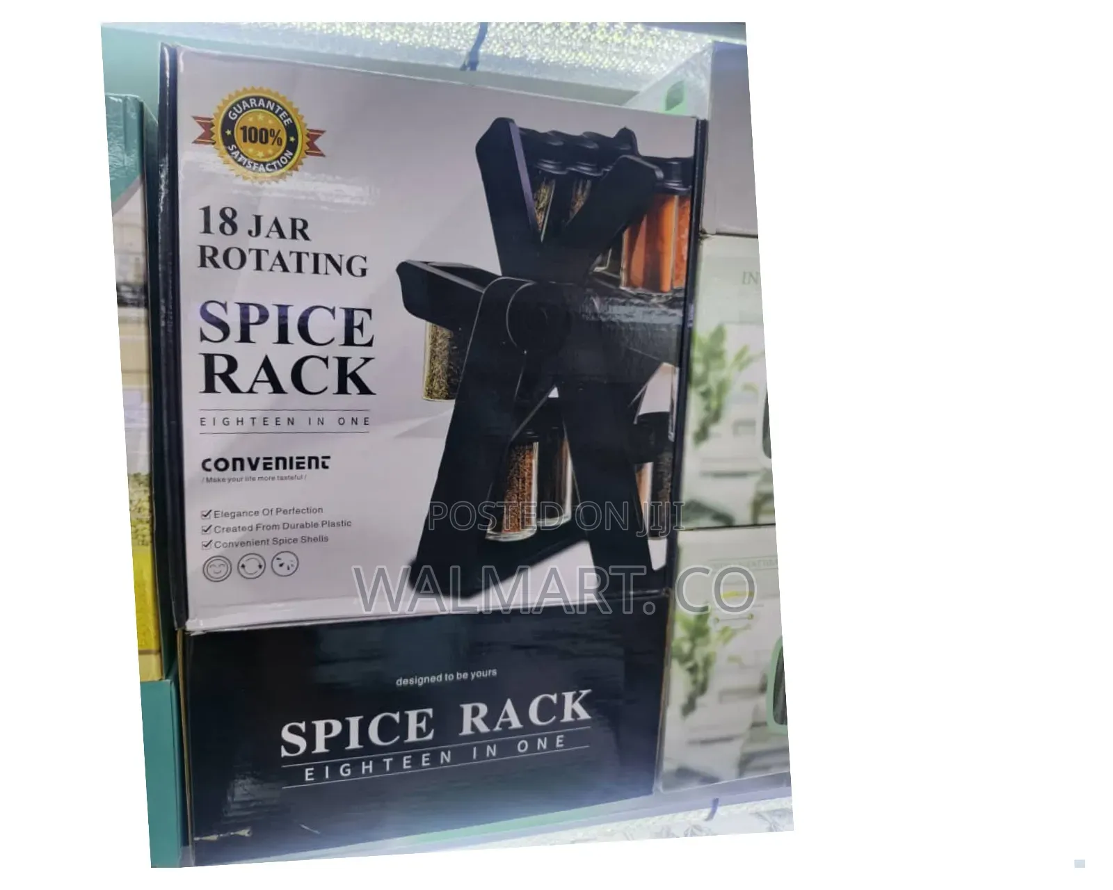18 Jar Rotating Spice Rack