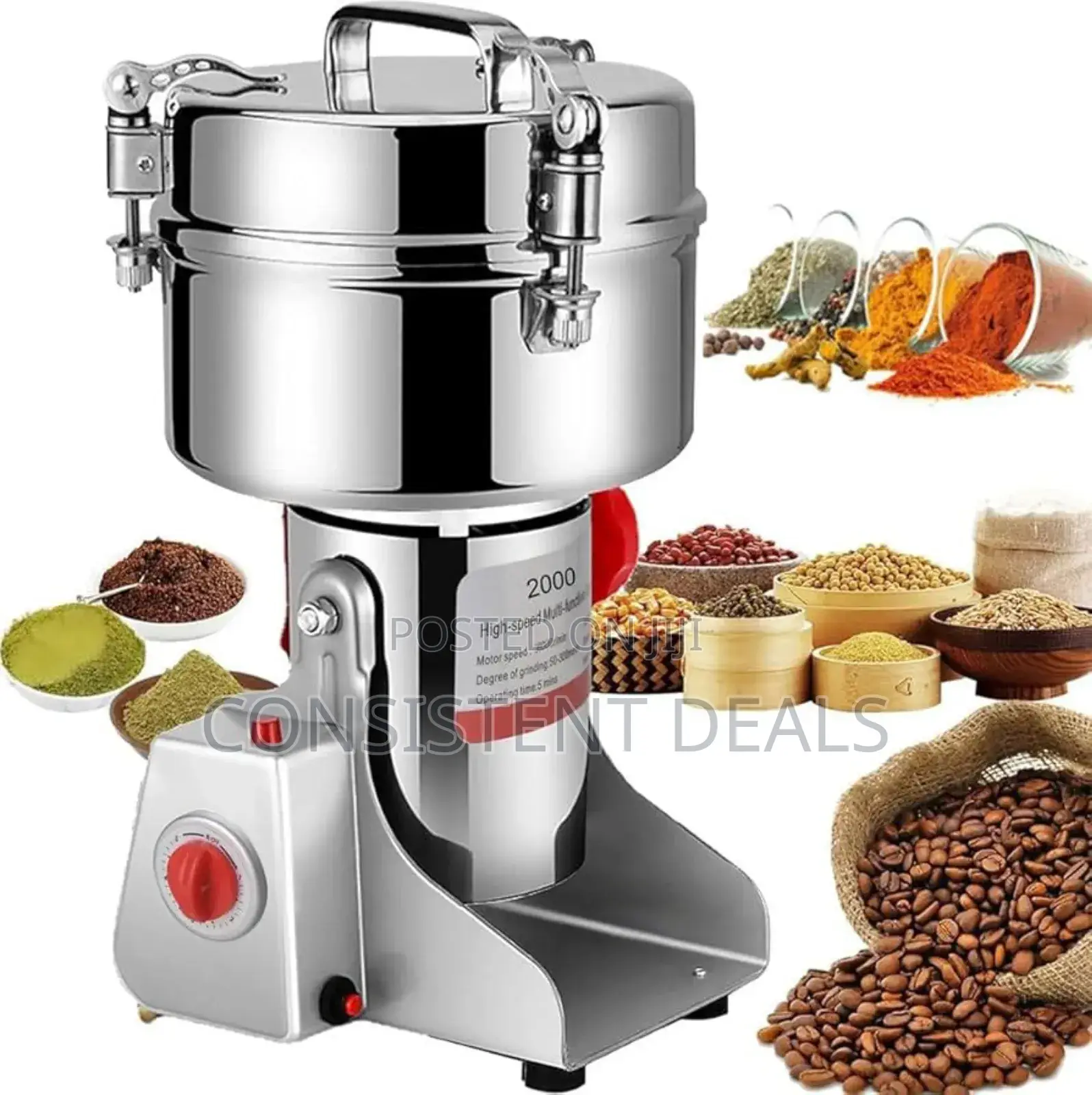 3000g Electric Grain Powder Grinder