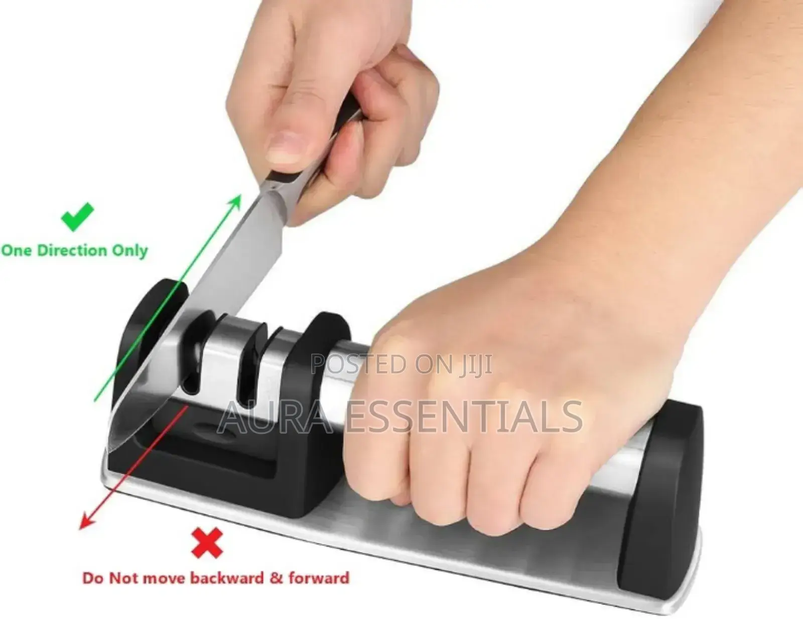 2 Stage Diamond Coated Wheel Knife Sharpener