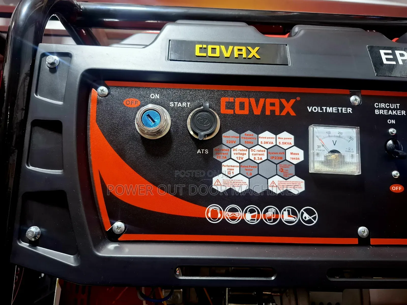 7kva Covax Petrol Automatic Generator
