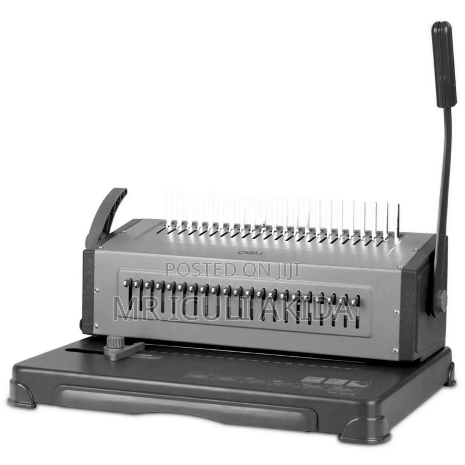 Deli 21holes Manual Comb Binding Machine 25sheets Punch Hole