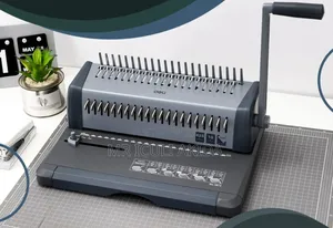 Deli 21holes Manual Comb Binding Machine 25sheets Punch Hole