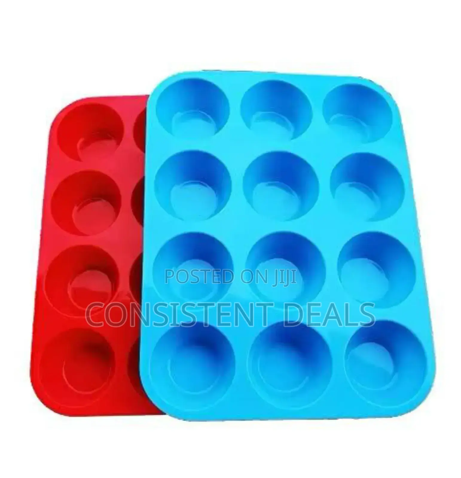 12 Hole Silicone Baking Mold