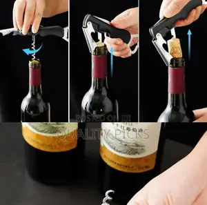 Portable Corkscrew Wine Bottle Opener Stainless Steel Screw