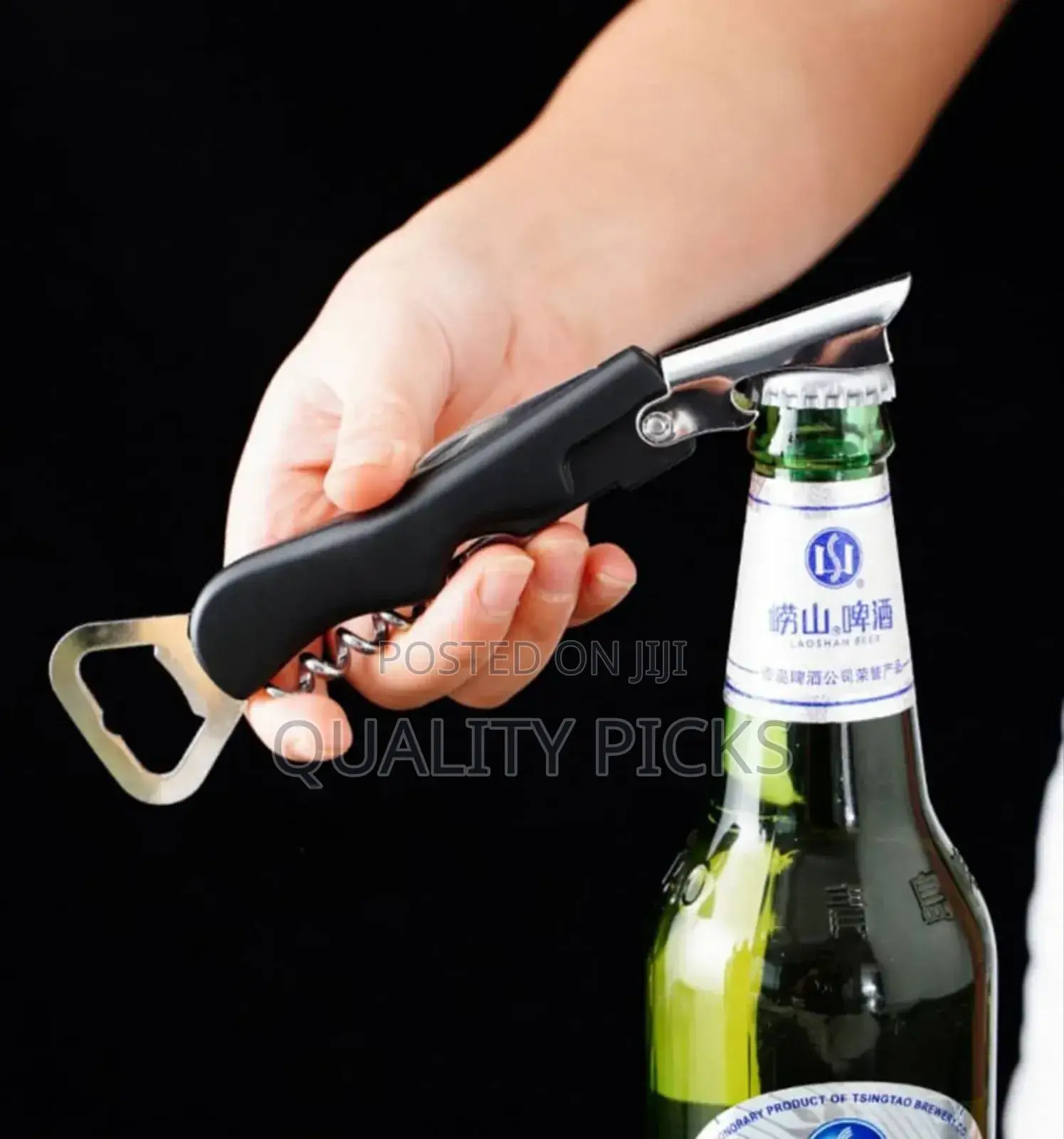 Portable Corkscrew Wine Bottle Opener Stainless Steel Screw