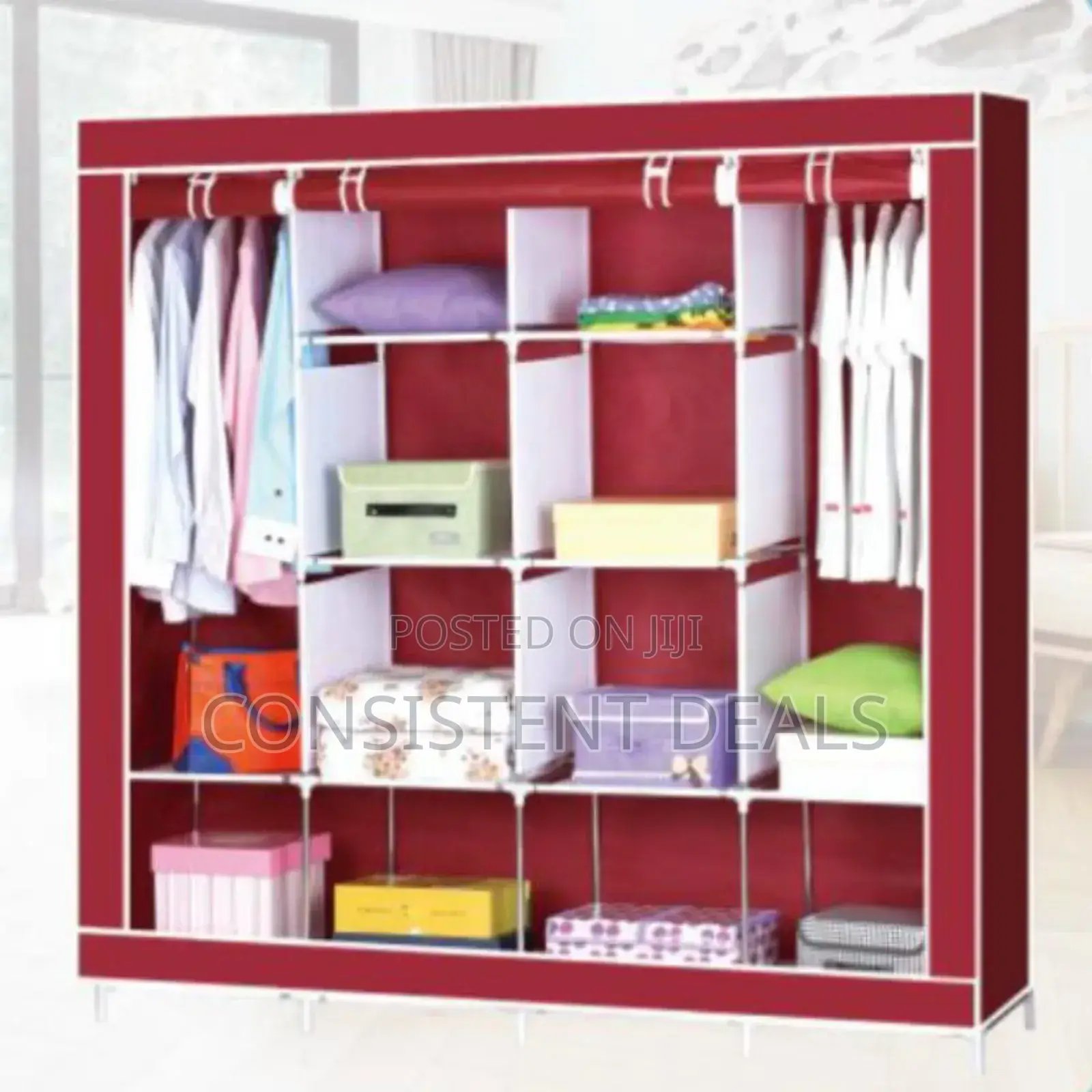 4 Colour Closet Wardrobe