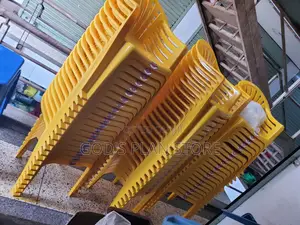 Monobloc Plastic Chairs Yellow Armed